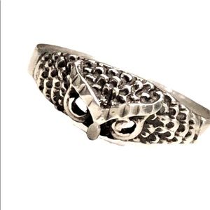 Sterling 925 Owl Eyes Ring